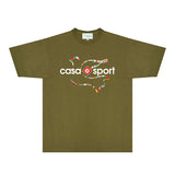 Casablanca T Shirts Fashion Print Street
