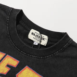 MAJESTIK T Shirts Treet Artist Garment Dyed Print Crop Tee