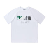Factory direct trapstar rainbow letter gradient towel embroidery short sleeve t-shirt & fog high street shorts set