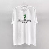 Flocked digital print plus size loose fit short sleeve t-shirt