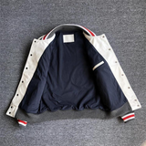 Unisex Baseball Jersey Fall Loose Jacket PU Leather Jacket