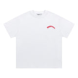 trap gradient letter tiger head short sleeve european and american high street trap star printing t-shirt loose s