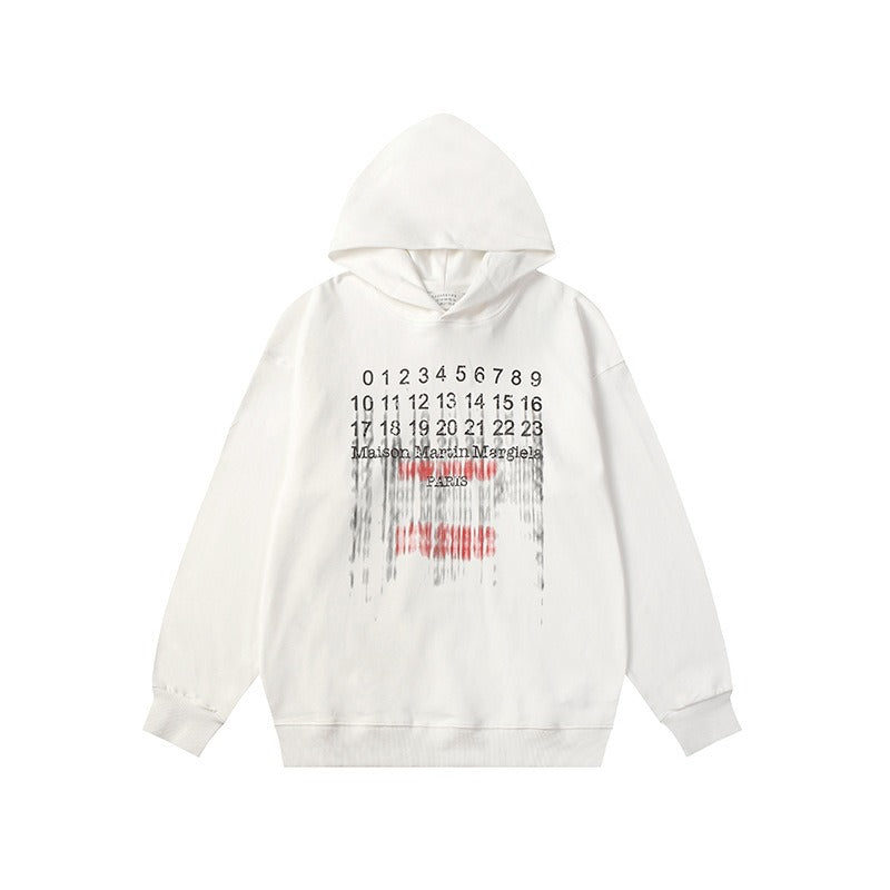 High street retro letter print sweatshirt
