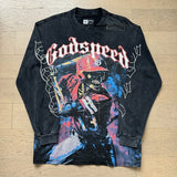 Cross-border wholesale american trend skull metal rock band robot bottom shirt pure cotton looselong sleevest
