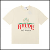 American trend rhu marlboro high definition printing de casual round neck short sleeve t-shirt export wholesale