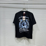 American asaali retro celebrity portrait print short sleeve men's 100% cotton t-shirt