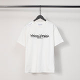 Pure cottonembroiderletterlogosimplejapanese style short-sleeved t
