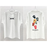 High-quality, heavyweight, double-gauze, loose-fit, plus-size short-sleeve t-shirt