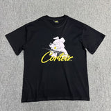 Wholesale foreign trade alcatraz basic series short-sleeve corteiz phantom letter logo print t-shirt