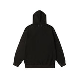 Autumn pendant necklace printed oversized hoodie