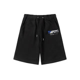 Factory direct trapstar rainbow letter gradient towel embroidery short sleeve t-shirt & fog high street shorts set
