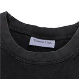 Collaborative distressed ripped & torn tee - authentic edition crew neck men's short sleeve t-shirt