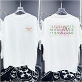 Spring/summer colorful inkjet pullover print crew neck short sleeve t-shirt
