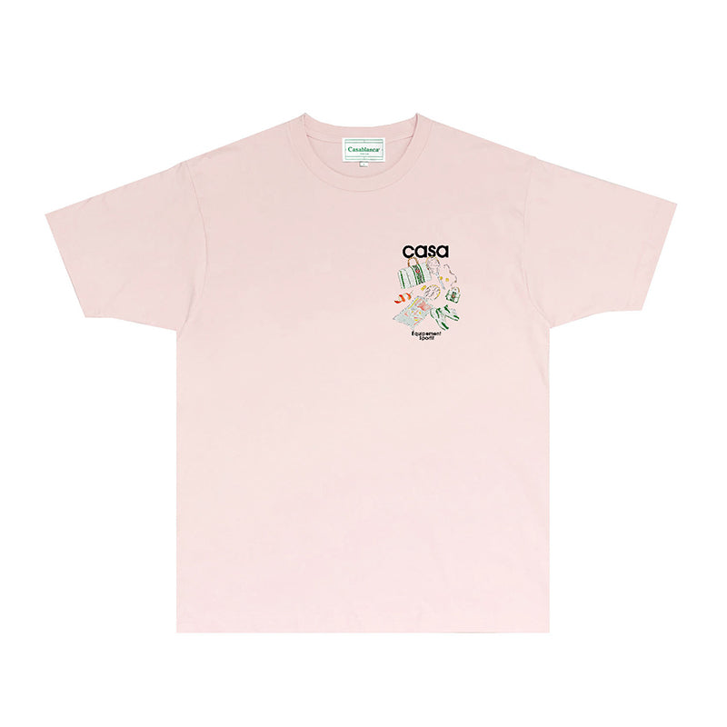 Casablanca T Shirts Fashion Print Street