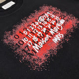 Digital ink splash print graphic tee - summer short sleeve