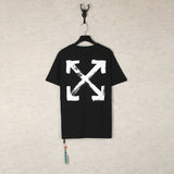 【eu size】authentic off-white print watercolor splatter gradient arrow graffiti ow short sleeve couple tee