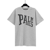 wholesale pa angel coconut tree flame letter logo graffiti paint short-sleeved t-shirt