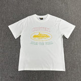 Wholesale foreign trade alcatraz basic series short-sleeve corteiz phantom letter logo print t-shirt