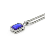 Jewelry Hip Hop Diamond Set Jewel Pendant Necklace Spectrum St. Valentine's