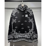 Amri splash ink flowing paint starry sky crack letter logo unicorn arm hoodie sweatshirt couple wear long sleeves