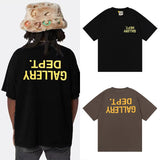American gallery dep basic letter classic logo short-sleeved men