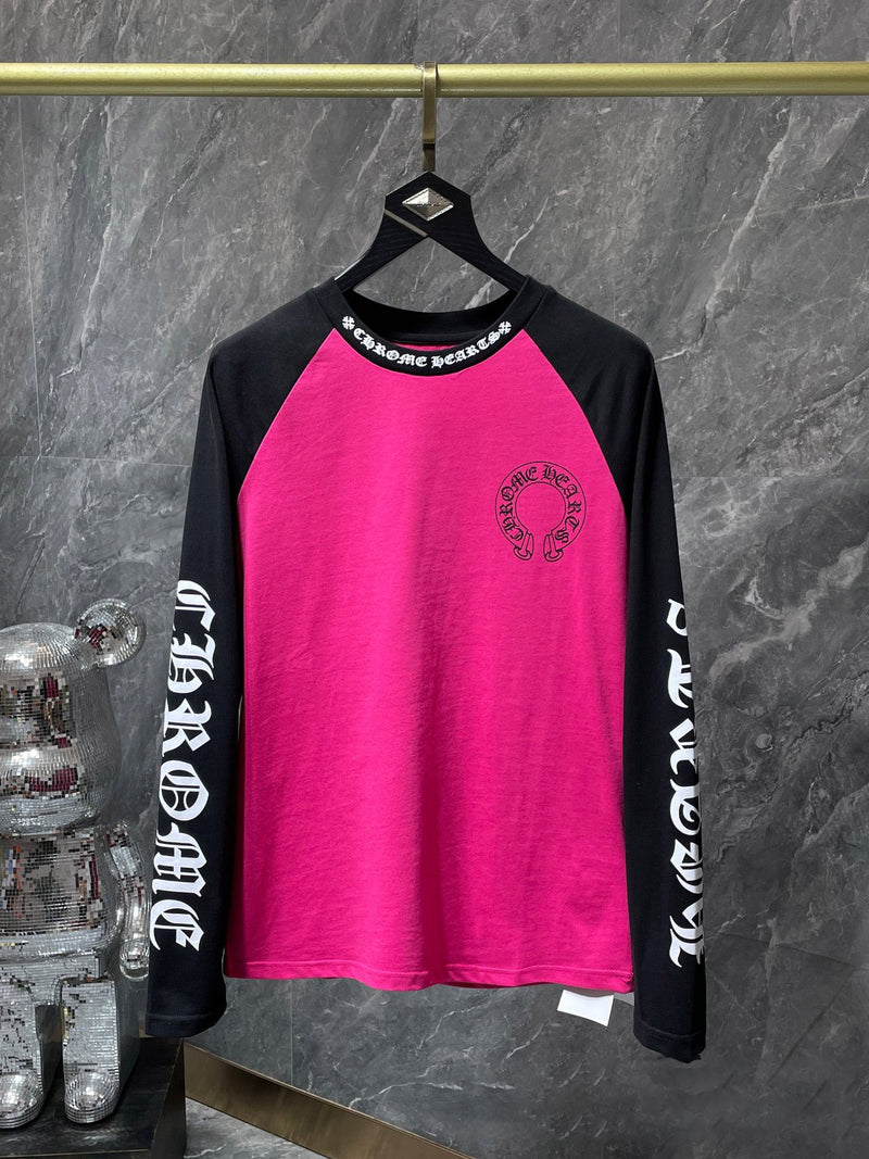 Chh Chrome Heart Long Sleeve Shirt Unisex Fashion Loose Long Sleeve Shirt