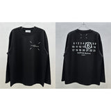 High-quality heavyweight cotton long-sleeve base layer tee - relaxed fit for autumn
