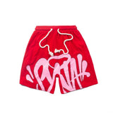 Hip-hop shorts american high street street hip hop summer sweatpants casualloose half length pants shorts beach pants trendy
