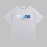 Factory direct trapstar rainbow letter gradient towel embroidery short sleeve t-shirt & fog high street shorts set