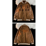 Unisex Baseball Jersey Vintage Baseball Jacket Spring and Autumn Loose Jacket