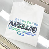 Digital direct printing process pure cotton double yarn youth round neck short-sleeved t