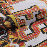 MAJESTIK T Shirts The World Bear Tee Hot Diamond