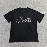 Wholesale foreign trade alcatraz basic series short-sleeve corteiz phantom letter logo print t-shirt