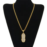 Jewelry Full Diamond Skateboard Pendant Necklace Royalty
