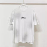 Maison margiela spray washed and distressed pure cotton high weight thick short sleeves