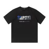 Factory direct trapstar rainbow letter gradient towel embroidery short sleeve t-shirt & fog high street shorts set