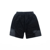 Hip-hop shorts american high street retro mud-dyed distressed hell shorts road to paradiseletter half length pants beach shorts