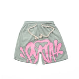 Hip-hop shorts american high street street hip hop summer sweatpants casualloose half length pants shorts beach pants trendy