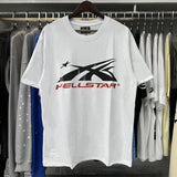 Hs-f summer collection: fog high street washed & distressed heavyweight crew neck graphic tee - couple's style