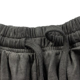 Hip-hop shorts american high street retro distressed washed batik number ghost printingshorts half length pants sweatpants