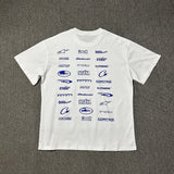 Wholesale foreign trade corteiz devil's island letter logo print short sleeve fog high street couple oversized t-shirt