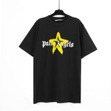 Correct version of pa beheaded bear short sleeves palm tree high street bat sleeves big logo letter on the back
