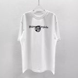 Maison margiela digital direct printing printing process calendar pattern drop shoulder loose short sleeve t-shirt