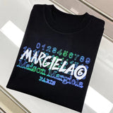 Digital direct printing process pure cotton double yarn youth round neck short-sleeved t