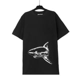 Correct version of pa beheaded bear short sleeves palm tree high street bat sleeves big logo letter on the back