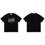 Relaxed fit, 100% cotton, digital print, plus size short sleeve t-shirt