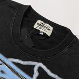 MAJESTIK T Shirts Astronaut Graphic Crop Tee Hot Drill
