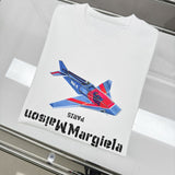 Cross-era fighter digital print oversized casual t-shirt - crew neck, 100% cotton short sleeve