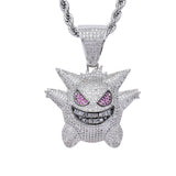 Pokémon Pendants Geng Gui Hip Hop Necklace