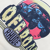 Rhude T Shirts Off-Road Vehicle Printed Cotton Casual Short Sleeve Men and Women
